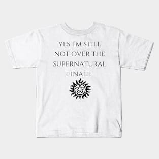 yes i'm still not over the supernatural finale possession tattoo Kids T-Shirt